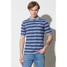 Wrangler Wrangler Erkek Mavi Polo Tişört