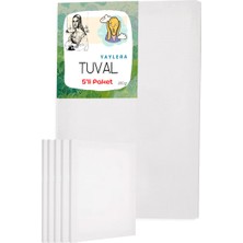 Yaylera Tuval Resim Tuvali T-001-5'LI 40 x 60 cm