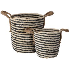 Boyner Evde Sepet Basket Set Straw Set Of 2