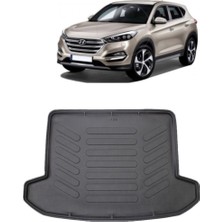 Hyundai Tucson 2017 Model 3D Bagaj Havuzu+3d Gri Kromlu Havuzlu Paspas Takımı