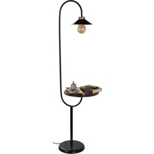 Lumexx Zümrüt Siyah Lambader Metal Başlıklı