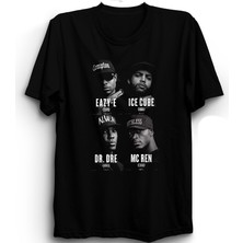 The Fame N.w.a, Compton, Eazy-E, Dr. Dre, Ice Cube, Mc Ren, Hiphop Tişört