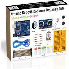 Alpgen Robotics Arduino Uno Robotik Kodlama Başlangıç Seti 44 Parça + Proje Kitapçığı