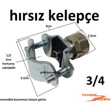 Yıldırım Nalbur Hırsız Kelepçe Su Tesisatı 25-20 Metal Su Alma Kelepçesi