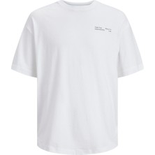 Jack & Jones Erkek Arkası Baskılı Tişört 12238969