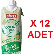 Dimes Cool Lime Özü 310 ml x 12 Adet