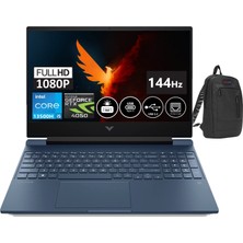 Hp Victus Gaming 15-FA1033NT 13.nesil I5-13500H 16GB 512GB SSD 6gb RTX4050 15.6 Inç Fhd 144 Hz WINDOWS11PRO Taşınabilir Bilgisayar HP7N9V2EAW19+ZETTAÇANTA