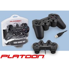 Platoonn Platoon PL-2596 Double Shock Titreşimli Analog Pc Oyun Konsolu