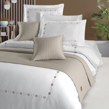 Pasıonı - Saten - Elegante - Çift Kişilik Yatak Runner Seti