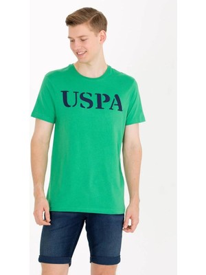 U.S. Polo Assn. G081SZ011 GEARTIY023 1571124  Erkek T-Shirt Yeşil