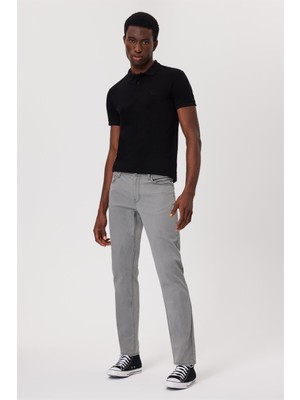 Lee Cooper Stow Erkek Dokuma Pantolon Gri