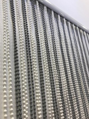 Su Perisi Perde 80X180CM beyaz gri 1x0 aralık plastik zincir perde kapı perdesi boncuk perde
