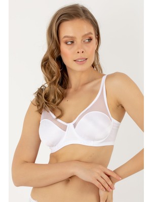 Miorre Balenli Tül Detaylı Minimizer Toparlayıcı Sütyen