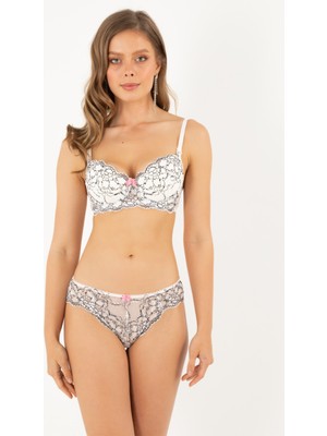 Miorre Dantel Push Up Sütyen Takım