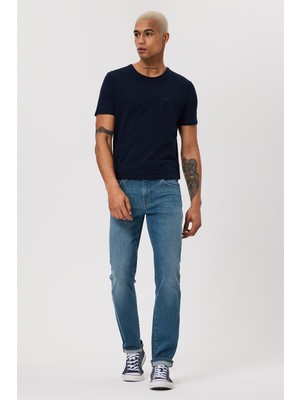 Lee Cooper Jagger Normal Bel Dar Kesim Düz Paça Mavi Erkek Jean Pantolon