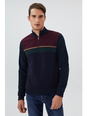 Lee Cooper Wood Erkek Dik Yaka Sweatshirt