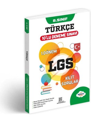Öğretmen Evde Yayınları 8. Sınıf Türkçe LGS 1. Dönem 10’lu Deneme Sınavı