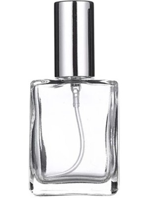 Paradise 1 Adet Cam Sprey Kolonya Parfüm 100 ml Gümüş Valfli Boş Şişe