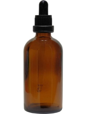 Paradise 2 Adet Amber Cam Şişe 100 ml Cam Damlalıklı