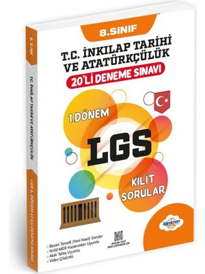 Öğretmen Evde Yayınları 8. Sınıf Inkılap Tarihi LGS 1. Dönem 20’li Deneme Sınavı