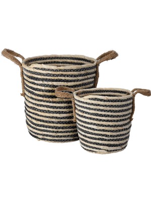 Boyner Evde Sepet Basket Set Straw Set Of 2