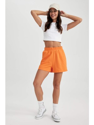 DeFacto Regular Fit Sweatshirt Kumaşı Şort Z5071AZ23SM