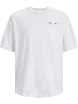 Jack & Jones Erkek Arkası Baskılı Tişört 12238969