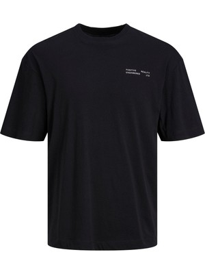 Jack & Jones Erkek Arkası Baskılı Tişört 12238969
