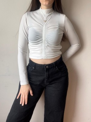 Lala Büzgülü Crop Body