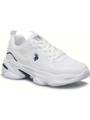 U.S. Polo Assn. Kadın Bob 3 Fx Spor Ayakkabı Düz Tabanlı Beyaz 101311116-1beyaz