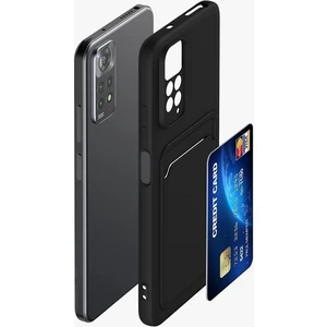 M.TK Moveteck Xiaomi Redmi Note 12 Pro 4g Uyumlu Kılıf Kamera Korumalı Kartvizitli Cüzdan Tarz Ultra Ince Silikon Kapak