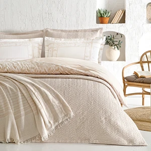 Aneth Çift Kişilik 8 Parça  Eternal Çeyiz Seti - Bej