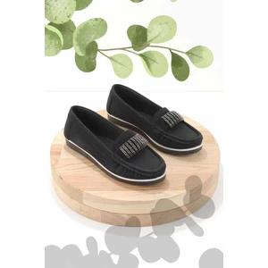 Siyah  Kadın Loafer Ayakkabı K01348065409