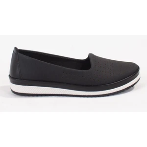 162456 Siyah Ortopedik Günlük  Kadın Ayakkabı