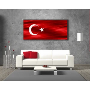 Türk Bayarağı Kanvas Tablo