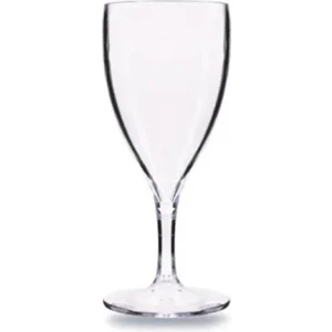 Ambalaj Pazarı Premium Polikarbonat Şarap Bardağı Şeffaf 230 cc