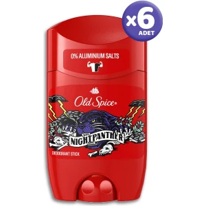 Old Spice Night Panter Deodorant Stick 50 ml - 6 Adet