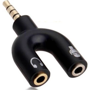 Moda Kulaklık Mikrofon Çoklayıcı 3.5 mm Splitter Switch Stereo Dönüştürücü