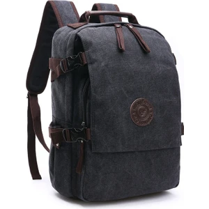 Erkek Rahat Kanvas Sırt Çantası Açık Bilgisayar Sırt Çantası (Yurt Dışından)