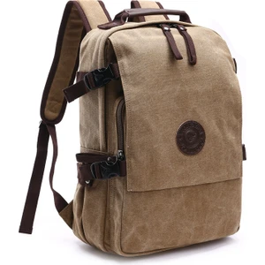 Erkek Rahat Kanvas Sırt Çantası Açık Bilgisayar Sırt Çantası (Yurt Dışından)