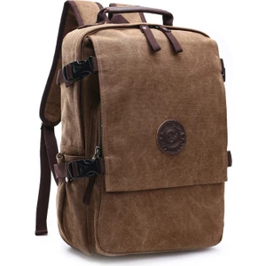 Erkek Rahat Kanvas Sırt Çantası Açık Bilgisayar Sırt Çantası (Yurt Dışından)