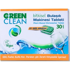 Bitkisel Bulaşık Makinesi Tableti 30 Adet