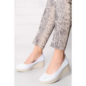 ARTI ARTI AYAKKABI ARTI-ARTI014-14150-2  Hakiki Deri Ortopedik Kadın Beyaz Ayakkabı