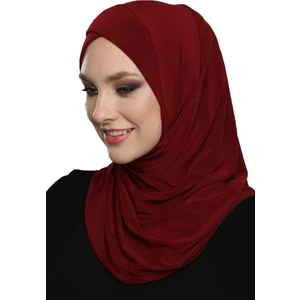 Fidan Bone Sarmalı Takmatik Hazır Türban Tesettür Bone Namaz Örtüsü