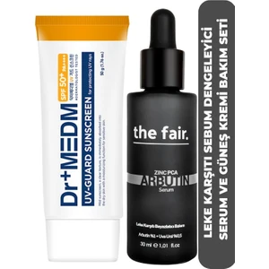 The Fair the fair. Arbutin Leke Bakımı ve Dr+ MEDM 50 SPF Güneş Koruması