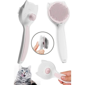 Ata Home Kedi Köpek Otomatik Temizlenen Tuşlu Tüy Toplayıcı Tarak Evcil Pet Hayvan Tüy Kıl Toplama Fırçası