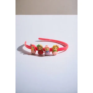 Kız Çocuk 4 Adet Bebek Figürlü Taraklı Taç