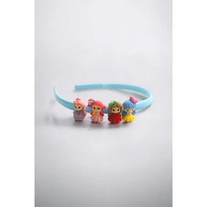 Kız Çocuk 4 Adet Bebek Figürlü Taraklı Taç