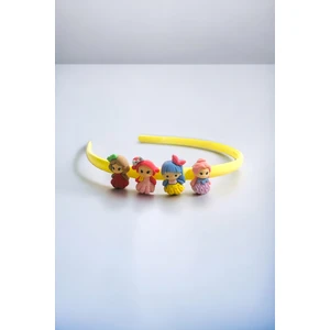 Kız Çocuk 4 Adet Bebek Figürlü Taraklı Taç