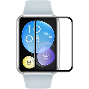 Huawei Watch Fit 2 Tam Kaplayan Nano Cam Ekran Koruyucu Siyah